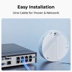 Reolink Ip Kamera serija P344 4K, 12MP, Barvni nočni vid, Dome POE, Ai podpora
