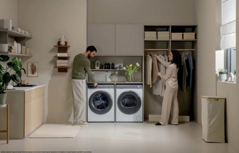 Pralni stroj HAIER HW80-B14367TU1-S, 8 kg, A-25%