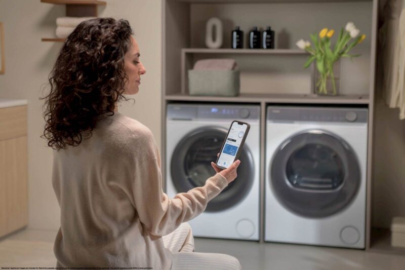 Pralni stroj HAIER HW80-B14367TU1-S, 8 kg, A-25%