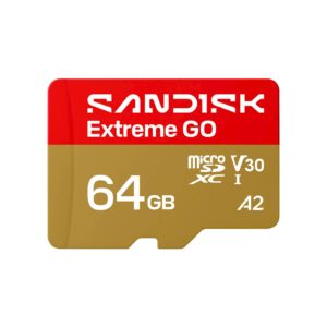 SDXC SanDisk micro 64GB Extreme GO, 170/80MB/s, UHS-I, V30, U3, A2