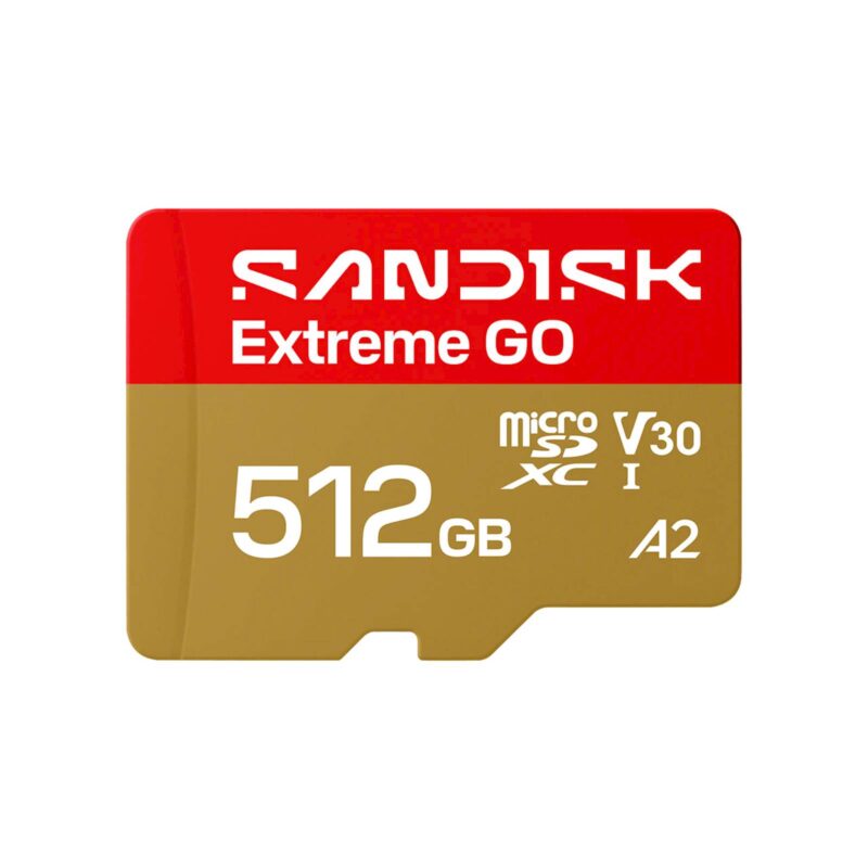 SDXC SanDisk micro 512GB Extreme GO, 240/160MB/s, UHS-I, V30, U3, A2