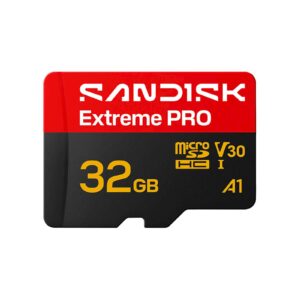 SDHC SanDisk micro 32GB Extreme PRO, 100/90MB/s, UHS-I, V30, U3, A1, adapter