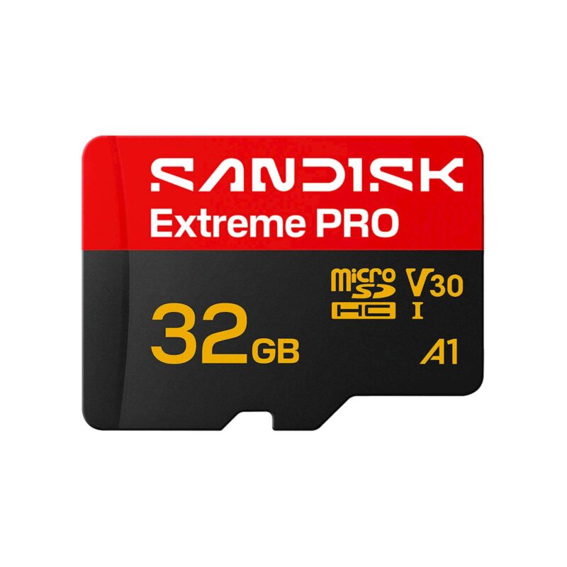 SDHC SanDisk micro 32GB Extreme PRO, 100/90MB/s, UHS-I, V30, U3, A1, adapter