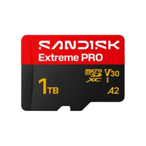 SDXC SanDisk micro 1TB Extreme PRO, 250/170MB/s, UHS-I, V30, U3, A2, adapter