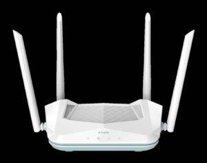 D-Link brezžični usmerjevalnik R15/E, WiFi 6 (AX1500), 4 antene, 3x Gigabit LAN