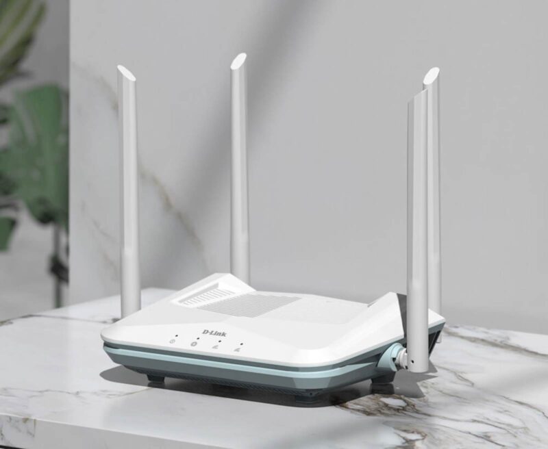 D-Link brezžični usmerjevalnik R15/E, WiFi 6 (AX1500), 4 antene, 3x Gigabit LAN D-Link brezžični usmerjevalnik R15/E, WiFi 6 (AX1500), 4 antene, 3x Gigabit LAN