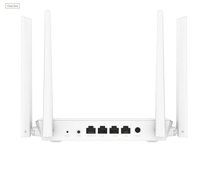 D-Link usmerjevalnik S12/E, WiFi AC1200, 4x zunanje antene, 3x Gigabit LAN