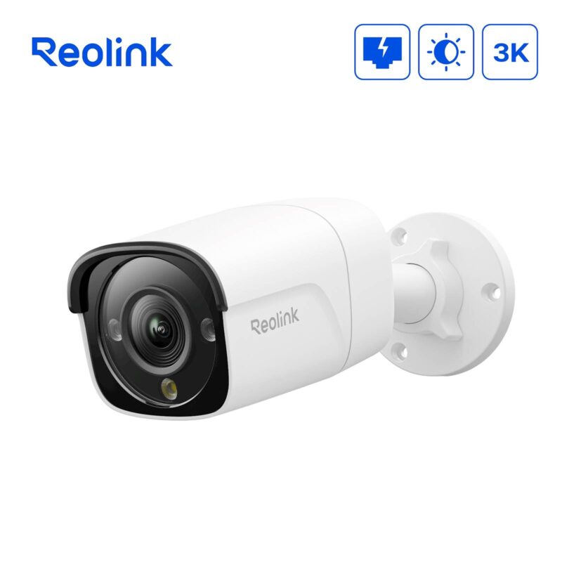 Reolink PoE kamera P320-V2 (RLC-510A), 5MP, Barvni nočni vid, AI zaznavanje, Perimetralna zaščita
