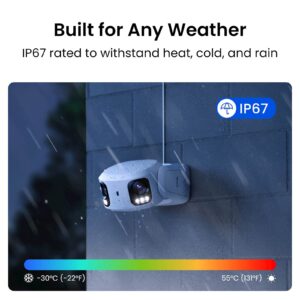 Reolink SMB  PoE kamera RP-PCT8MD, 8MP, 4K, 180° panoramski pogled, Barvni nočni vid, AI zaznava