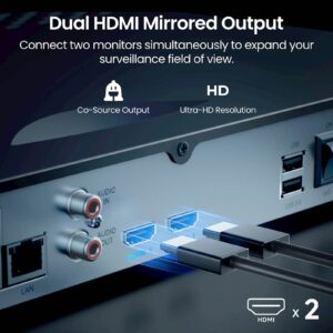 Reolink 64-kanalni PoE NVR RP-N64, 16MP, do 80TB, Disk Group Mode, AI zaznavanje
