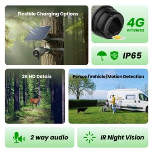 Reolink 4G kamuflažna kamera Go Series G330-C, 4MP, baterija 7800 mAh