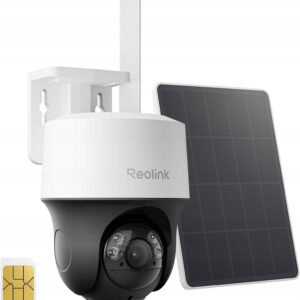 Reolink 4G solarna PTZ kamera Go Series G420S (Go PT S Lite), 2K, vgrajena SIM, avtomatsko sledenje