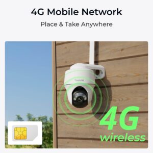 Reolink 4G solarna PTZ kamera G430, 2K+ 5MP, IR+barvni nočni vid, 355°/140° pomik, AI zaznavanje