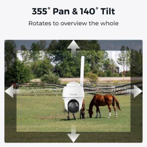 Reolink 4G solarna PTZ kamera G430, 2K+ 5MP, IR+barvni nočni vid, 355°/140° pomik, AI zaznavanje