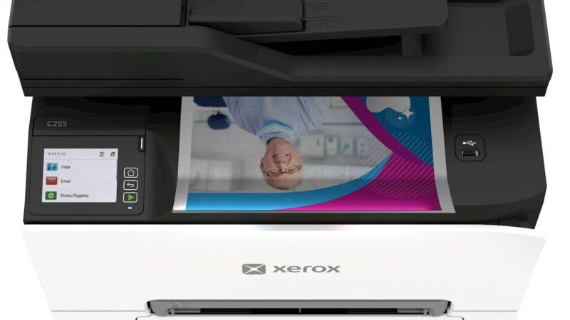 Večfunkcijska barvna laserska naprava XEROX C255