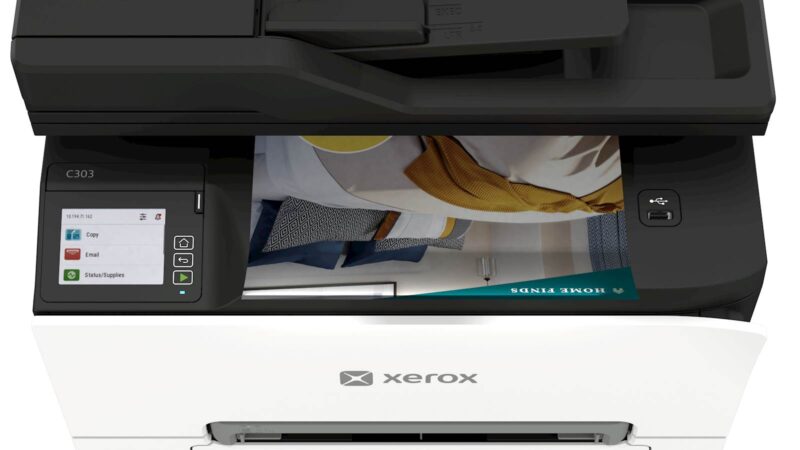 Večfunkcijska barvna laserska naprava XEROX C303
