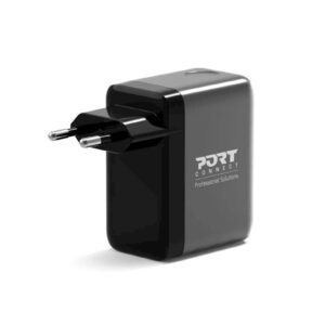 PORT Connect GaN stenski polnilec 70W OLED + 2 m kabel USB-C (EU)