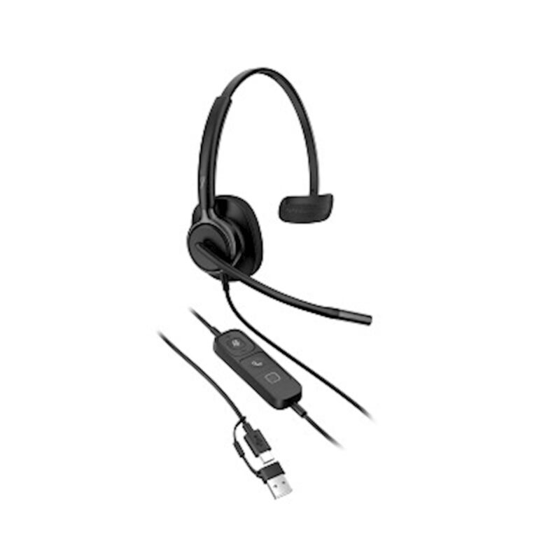 Monaural slušalke HP Poly Mission 415 USB-C/A Classic Monaural slušalke HP Poly Mission 415 USB-C/A Classic