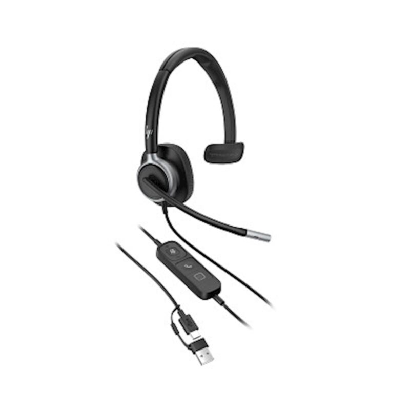 Monaural slušalke HP Poly Mission 615 USB-C/A Monaural slušalke HP Poly Mission 615 USB-C/A