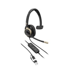 Monauralne slušalke HP Poly Mission 815 USB-C/A