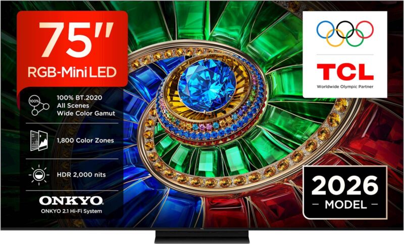 TCL 75 RGB-Mini LED TV 75RM7L